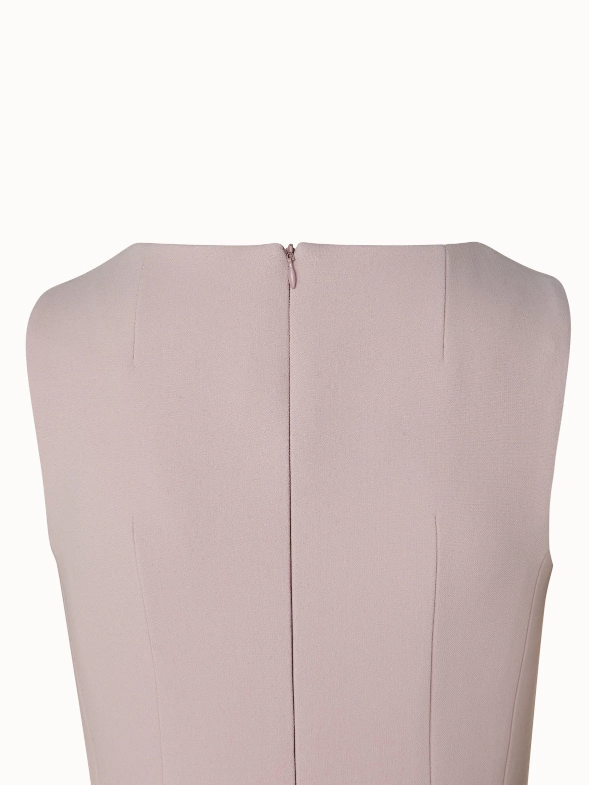 AKRIS Sleeveless Sheath Dress In Wool Stretch Double-Face - Image 6