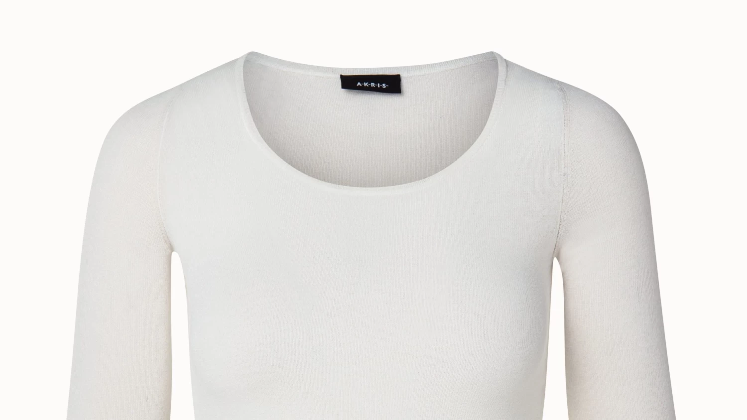 AKRIS Two In One Semi-Transparent Layered Knit Top With Scoop Neck - Image 5