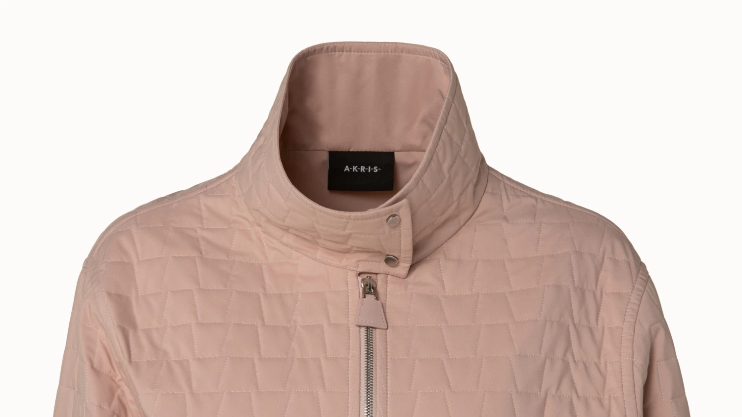 AKRIS Elizah Silk Taffeta Trapezoid Quilted Jacket - Image 4