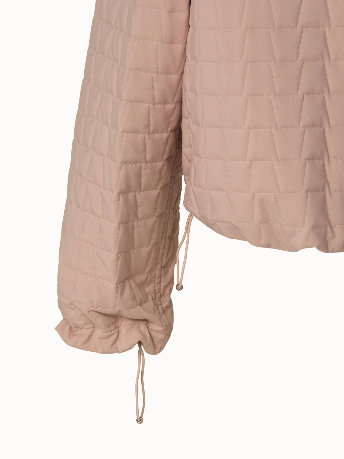 AKRIS Elizah Silk Taffeta Trapezoid Quilted Jacket - Image 5