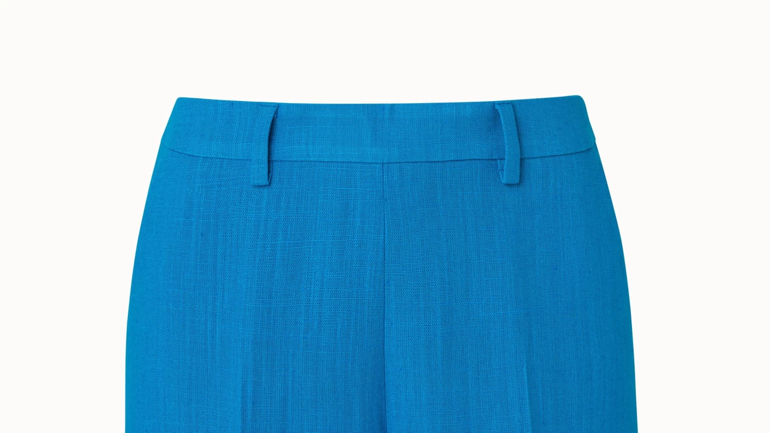 AKRIS Wide Leg Linen Wool Crêpe Double-Face Pants - Image 4