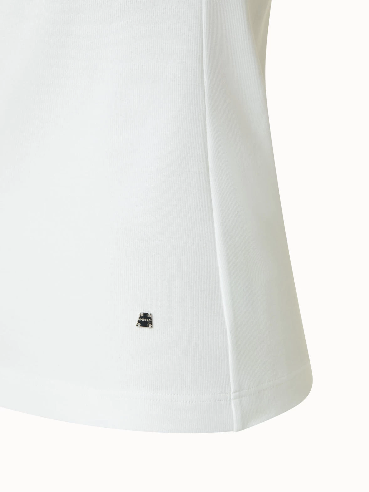 AKRIS Cotton Ribbed Jersey Top - Image 5