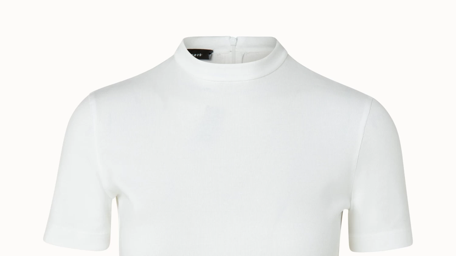 AKRIS Cotton Ribbed Jersey Top - Image 3