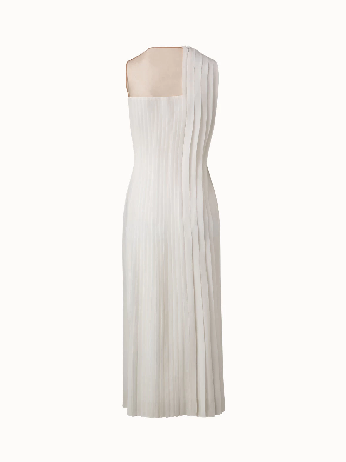 AKRIS Silk Georgette Plisse Dress - Image 3