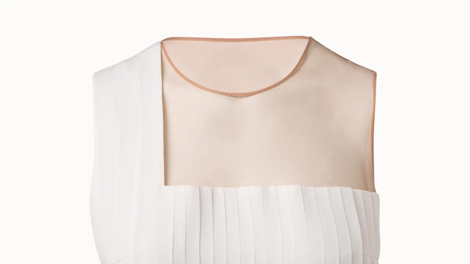 AKRIS Silk Georgette Plisse Dress - Image 5