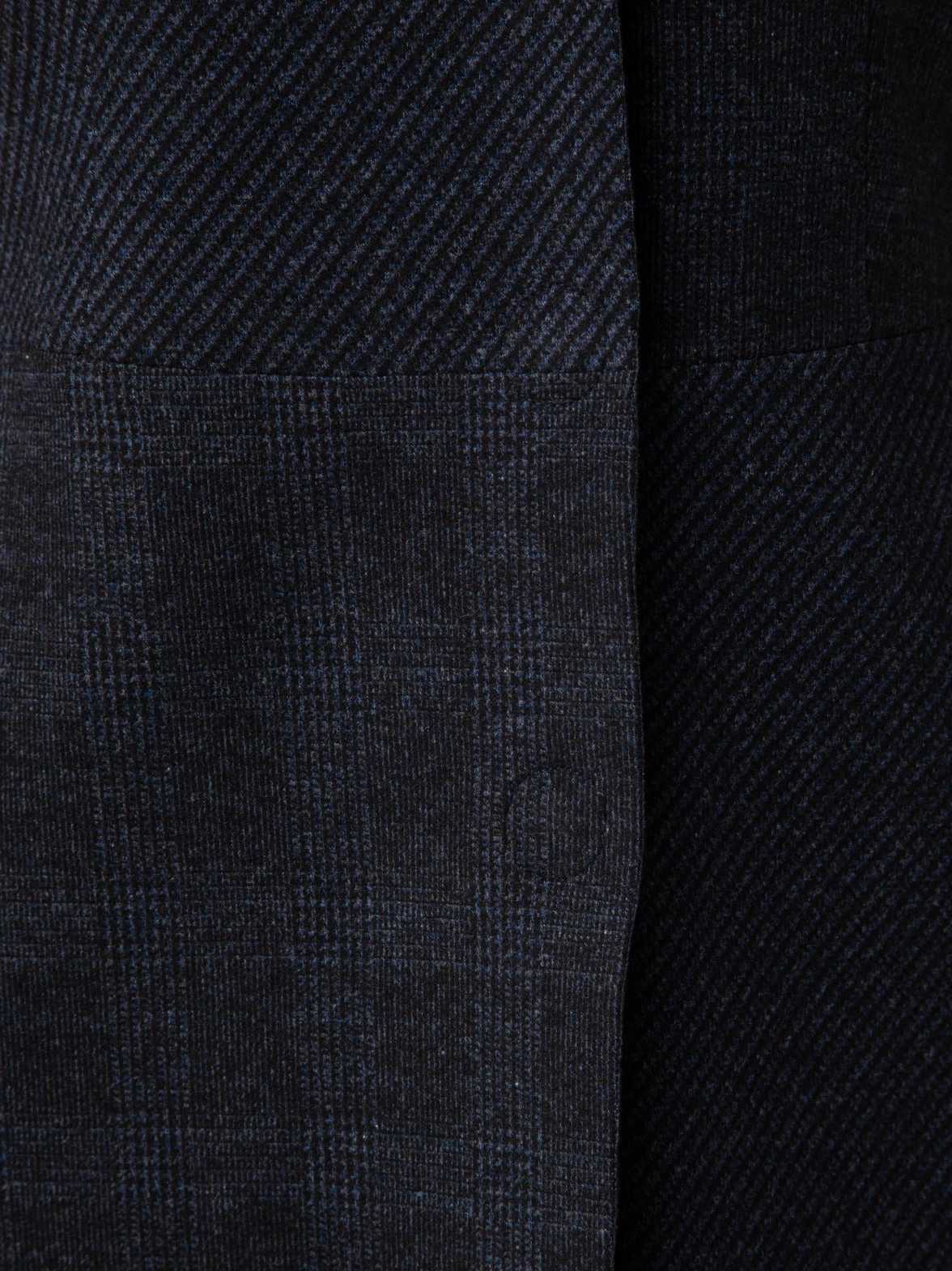 Patchwork Long Fitted Blazer Jacket - Image 5