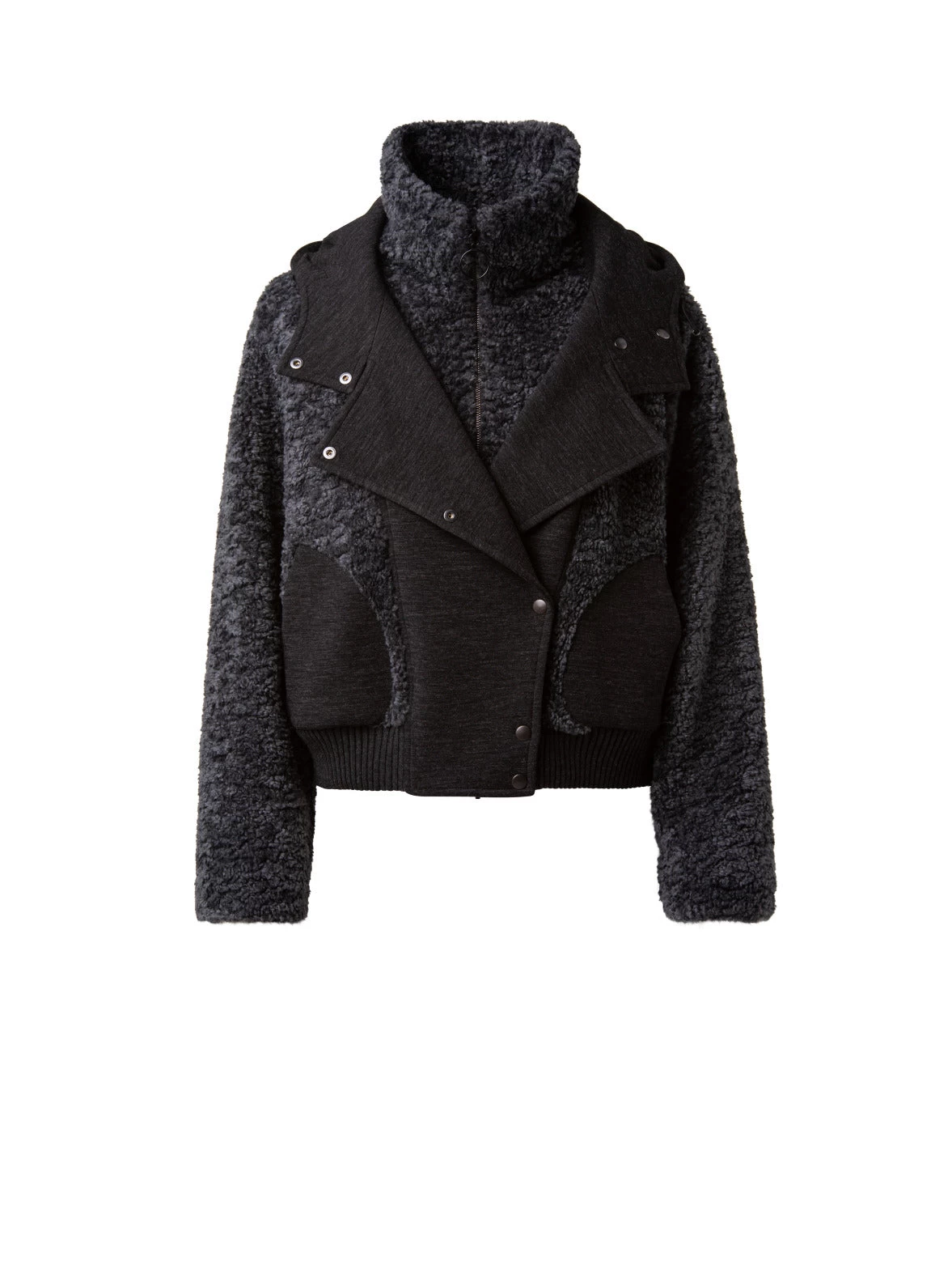 Faux Fur Bomber Jacket - Image 2