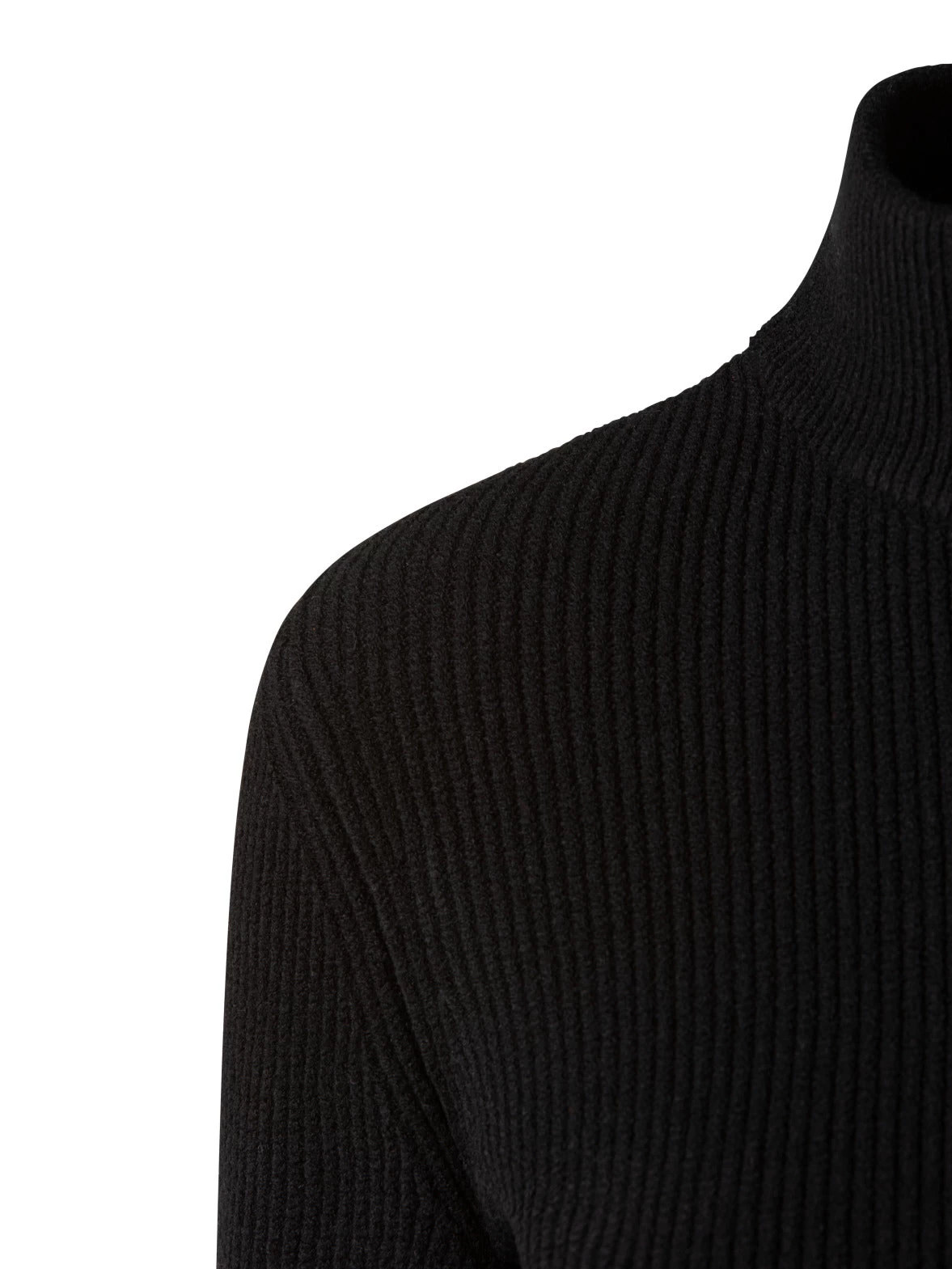 AKRIS Wool Ribbed Knit Jacket With Peplum Detail In Techno Quilted Trapezoid Fabric - Image 4