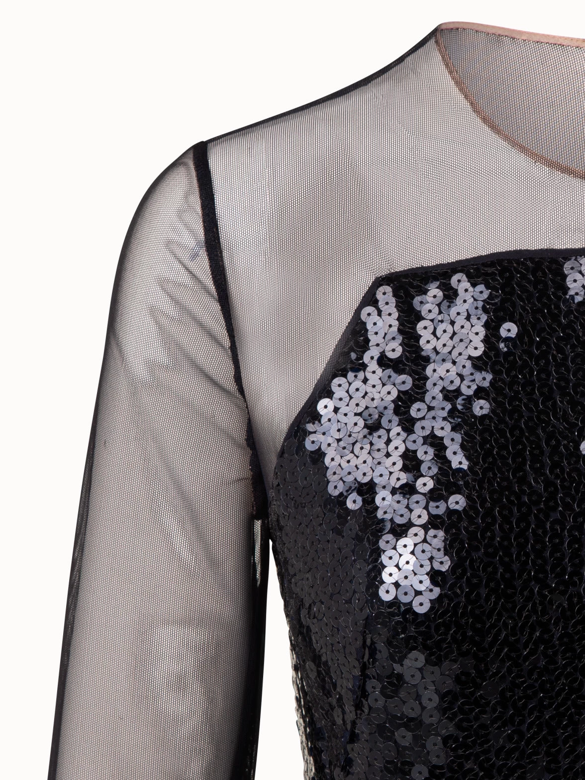 AKRIS Sequins Apron Bodice Gown - Image 3