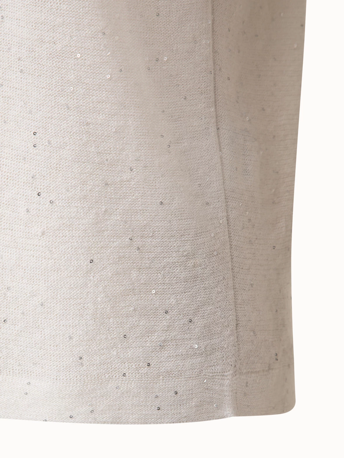 AKRIS Linen Cotton Sequins Knit Tank - Image 4