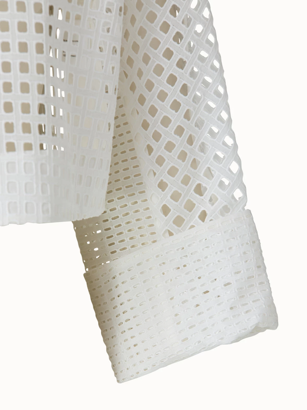 AKRIS Cotton Broderie Anglaise Patchwork Short Jacket - Image 5