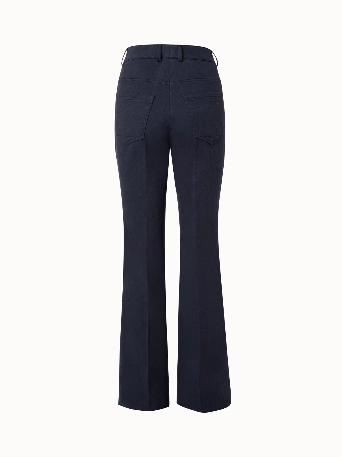 AKRIS Stretch Denim Boot Cut Pants - Image 3