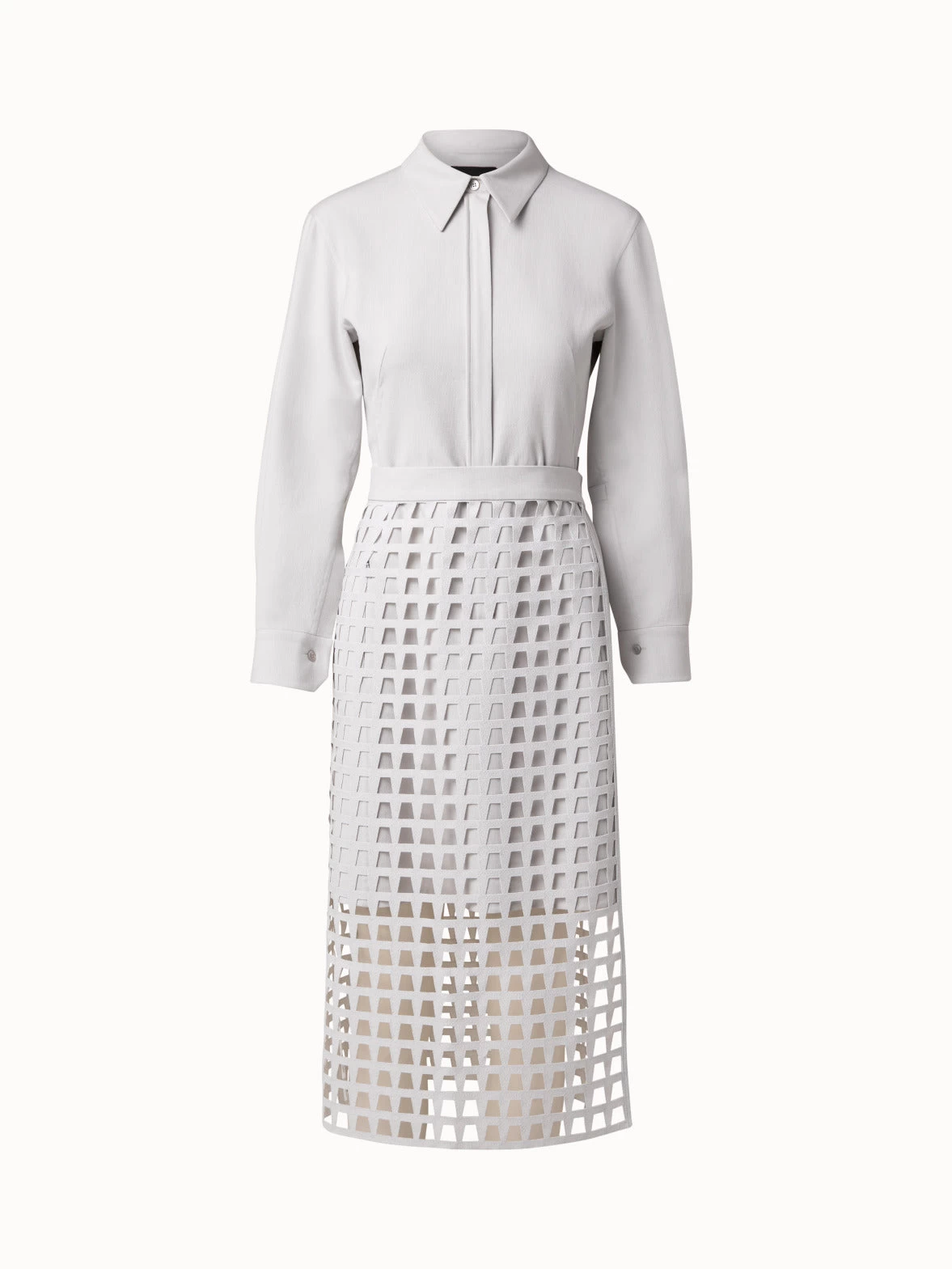 AKRIS Shirt Dress And Apron Set