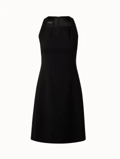 AKRIS Wool Double Face Apron Dress