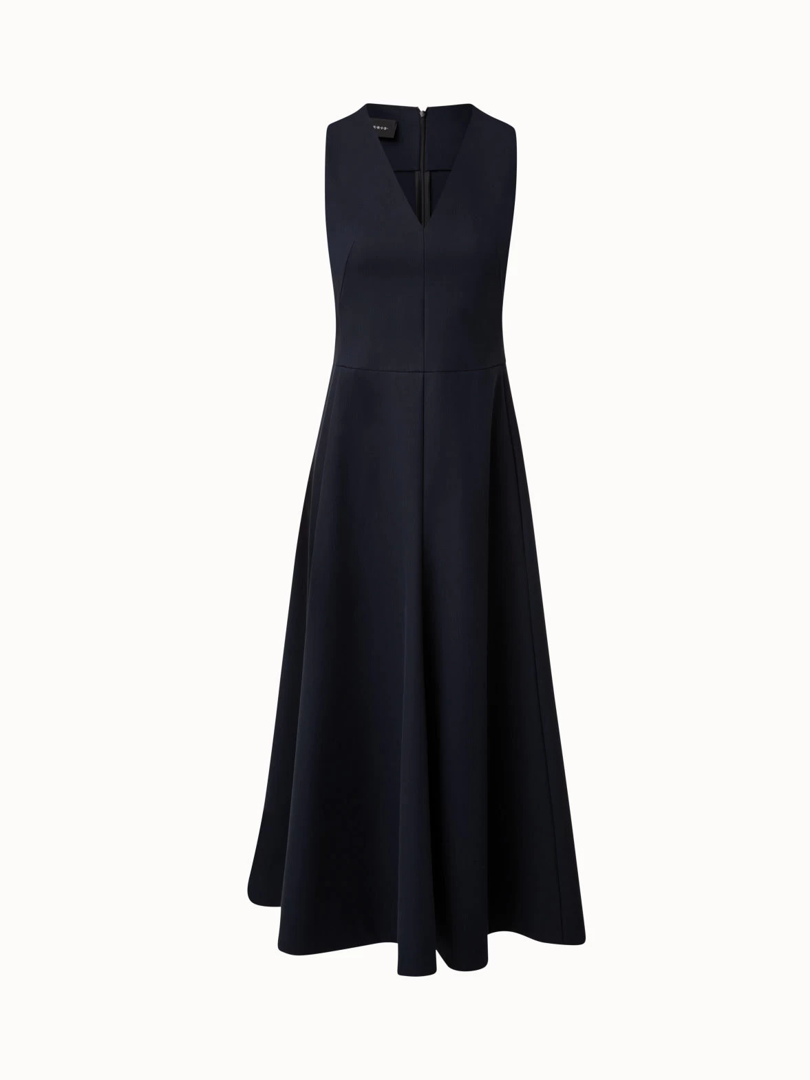 AKRIS Cotton Twill Midi Dress