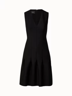 AKRIS Techno Neoprene Short Dress