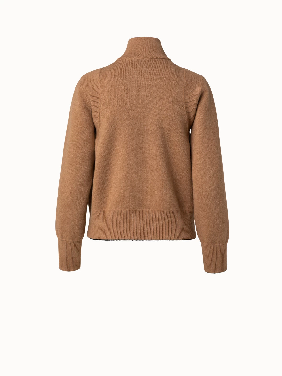 AKRIS Cashmere Double-Face Zip Cardigan - Image 5