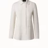 AKRIS Structured Cotton Silk Double-Face Jacket