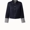 AKRIS Reversible Wool Double-Face Jacket
