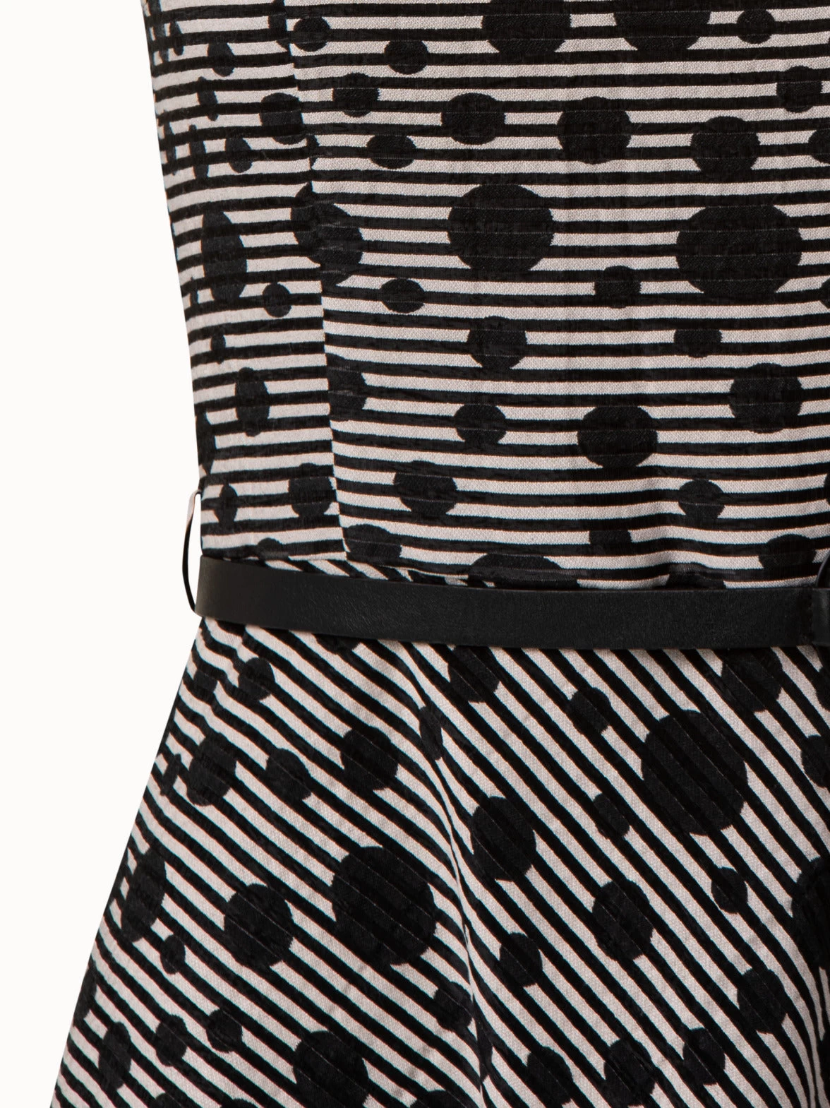 Jacquard Dot Techno Organdy Midi Dress - Image 5