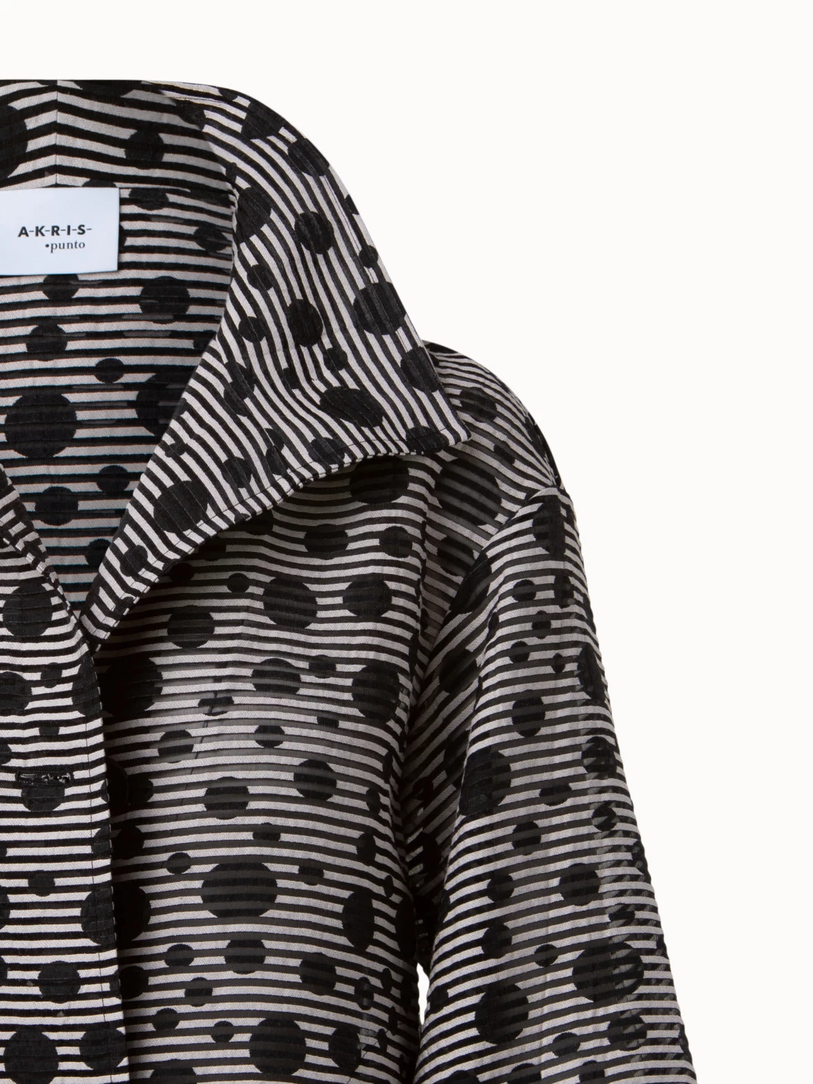 Jacquard Dot Techno Organdy Jacket - Image 5