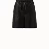 Vegan Leather Shorts