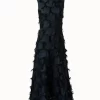 Fringed Dot Fil Coupé Midi Dress