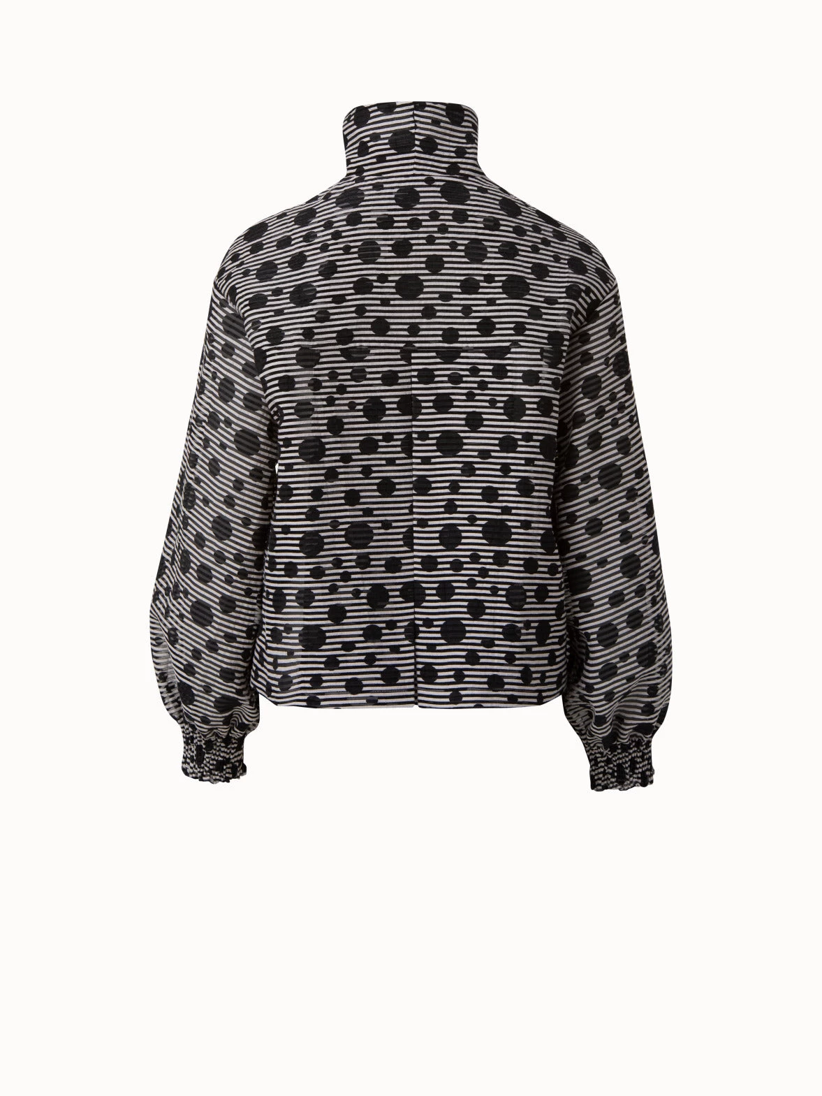 Jacquard Dot Techno Organdy Jacket - Image 3