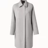 AKRIS Checked Cashmere Double-Face Coat