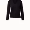 AKRIS Cashmere V-neck Pullover