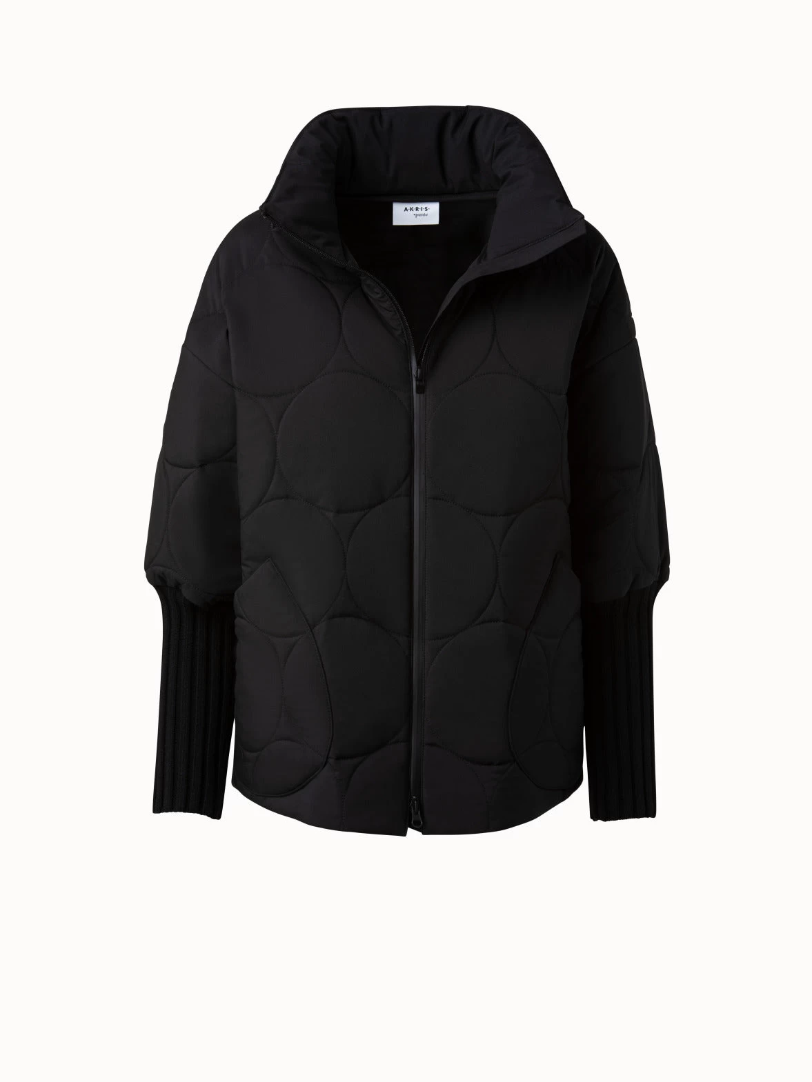 Mixed Media Puffer Jacket - Image 3