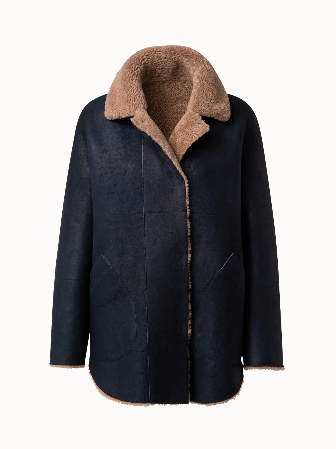 Reversible Lamb Shearling Jacket - Image 3