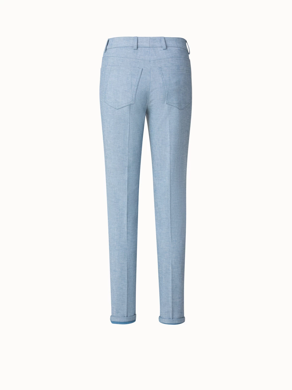 AKRIS Magda Pant In Cotton Denim Stretch - Image 2