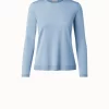 AKRIS Seamless Cashmere Silk Knit Pullover