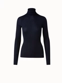AKRIS Cashmere Silk Knit Pullover