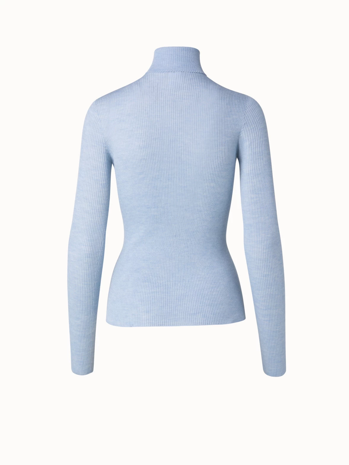 AKRIS Cashmere Silk Rib Knit Pullover - Image 2