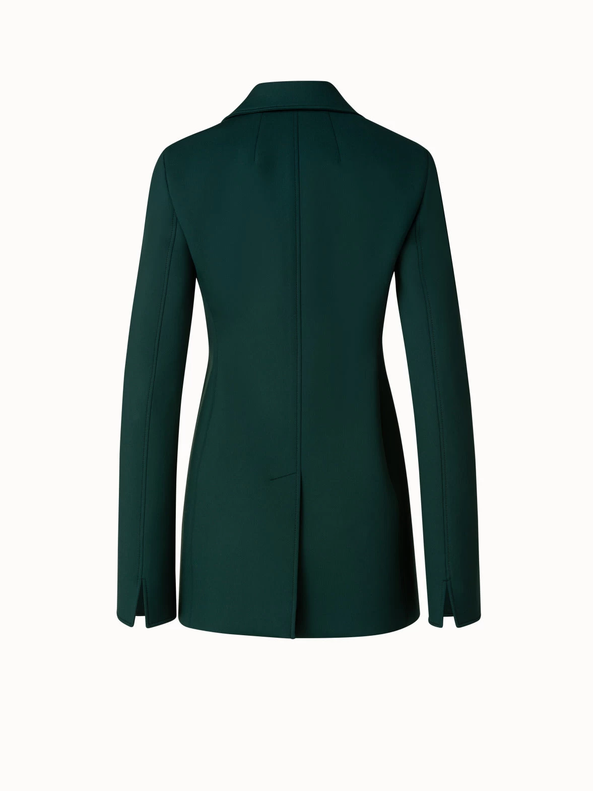 AKRIS Techno Neoprene Fitted Blazer Jacket - Image 3