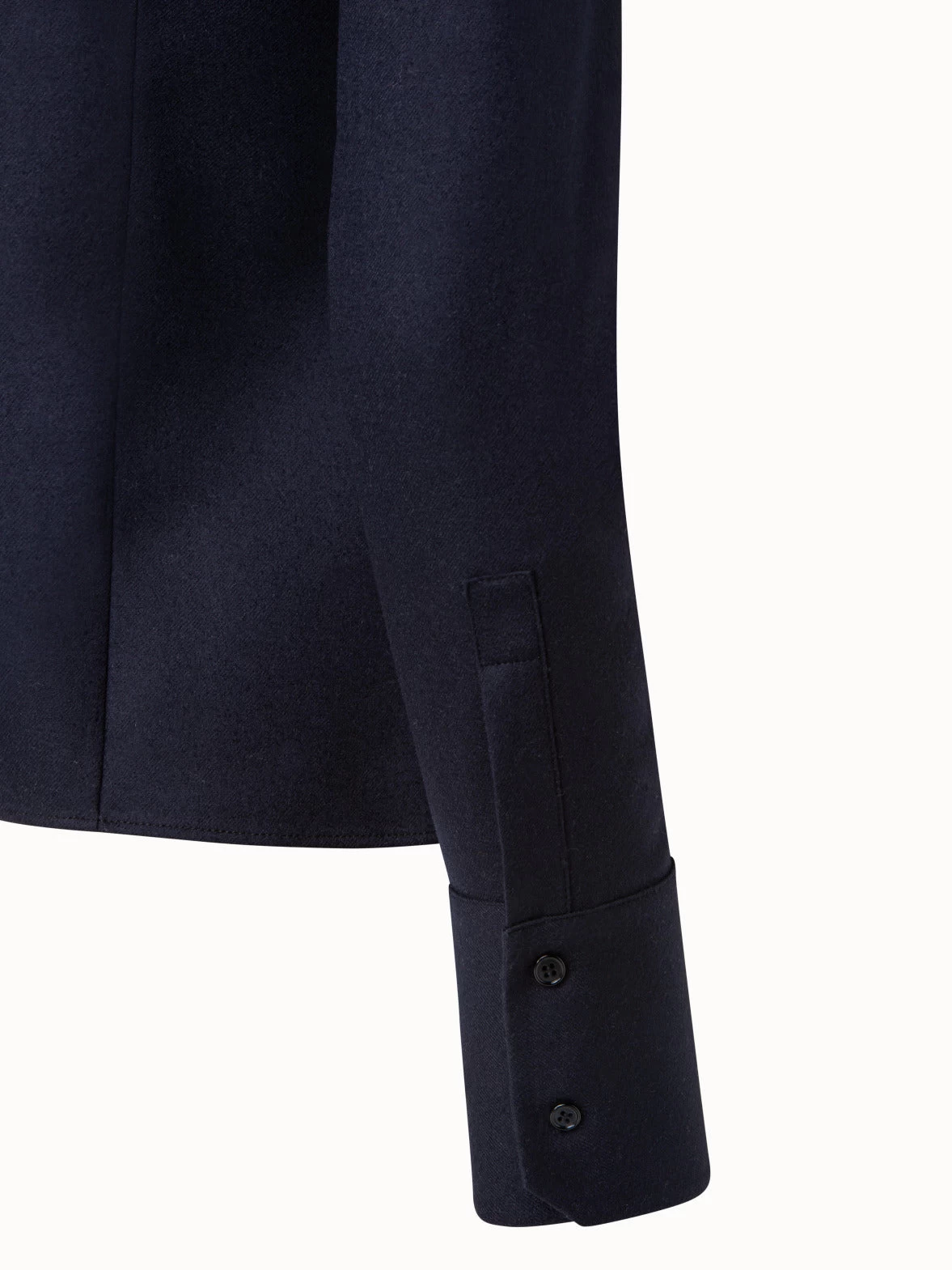 AKRIS Wool Stretch Flannel Blouse - Image 5