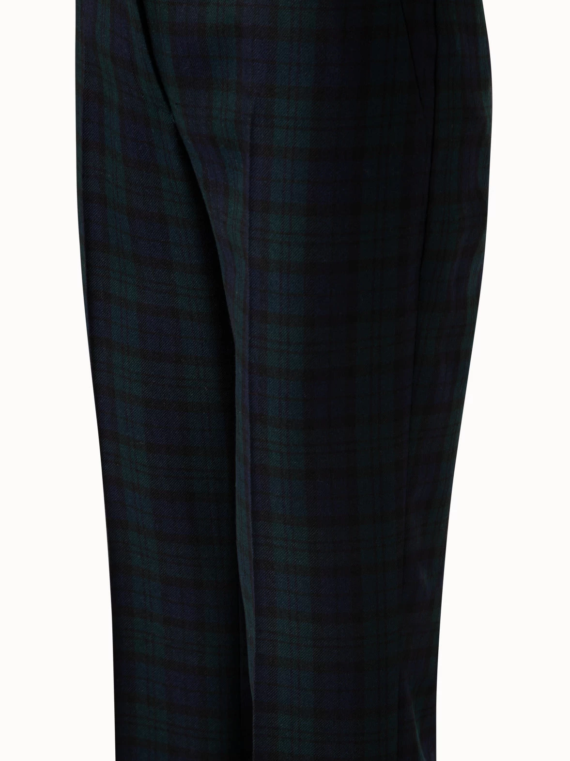 AKRIS Cashmere Check Straight Pants - Image 4