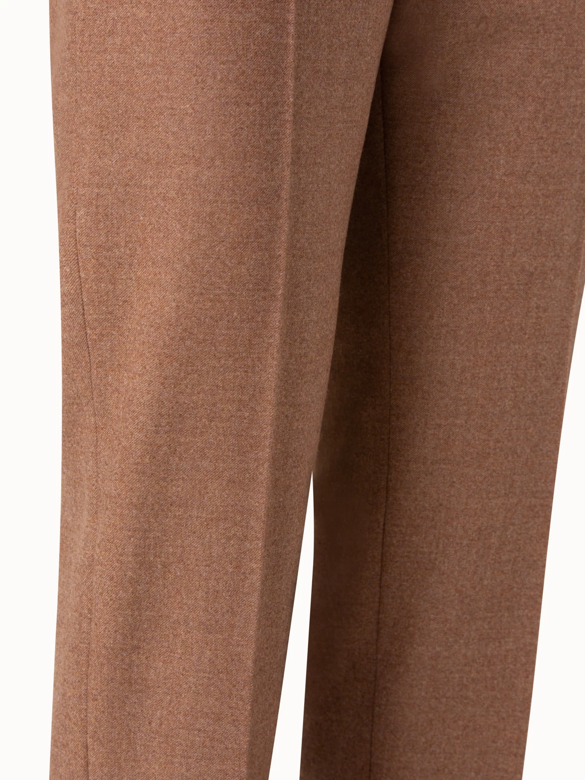 AKRIS Tapered Wool Stretch Flannel Pants - Image 4