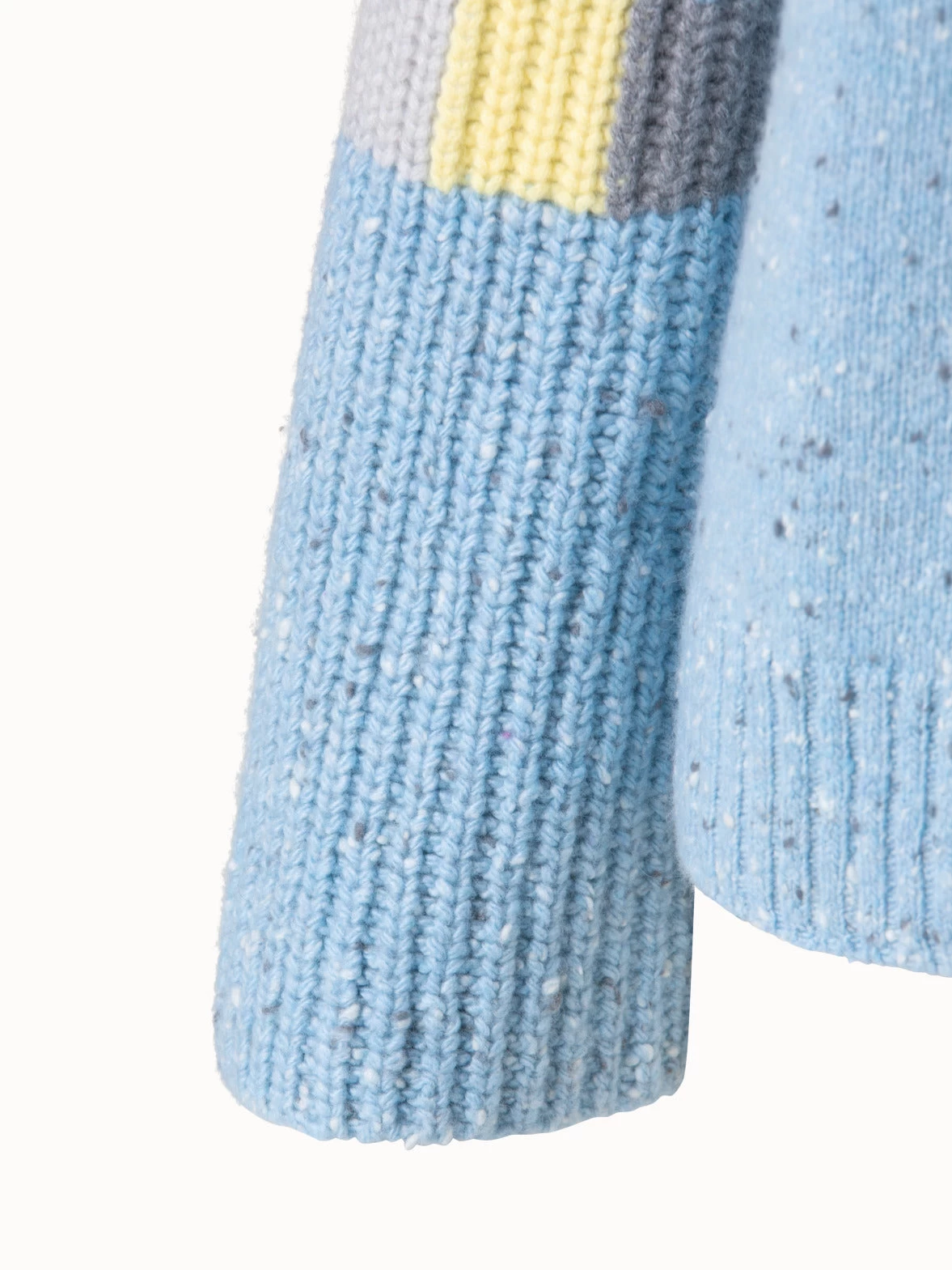 AKRIS Cashmere Knit Turtleneck With Intarsia Details - Image 5