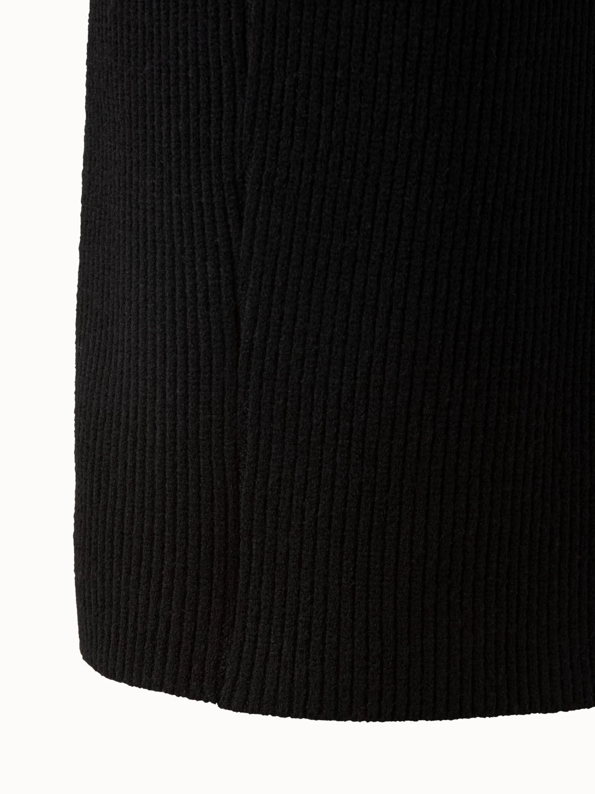 AKRIS Ribbed Wool Stretch Knit Tube Skirt - Image 5