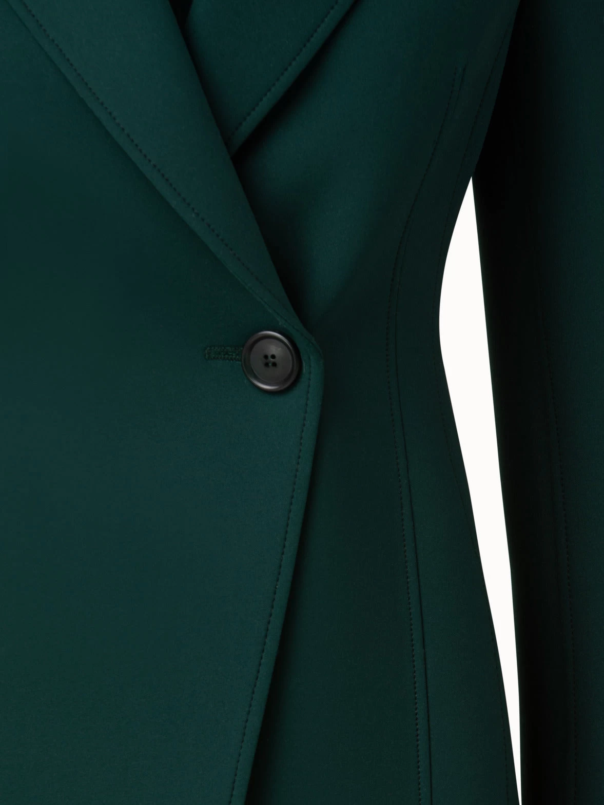 AKRIS Techno Neoprene Fitted Blazer Jacket - Image 4