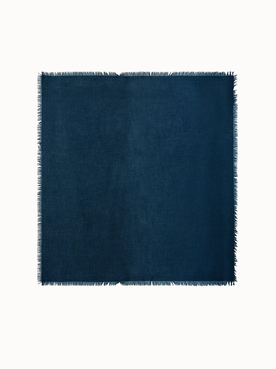 AKRIS Petrol Cashmere Scarf