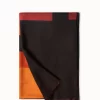 AKRIS Cashmere Silk Scarf With Interior Abstract Print