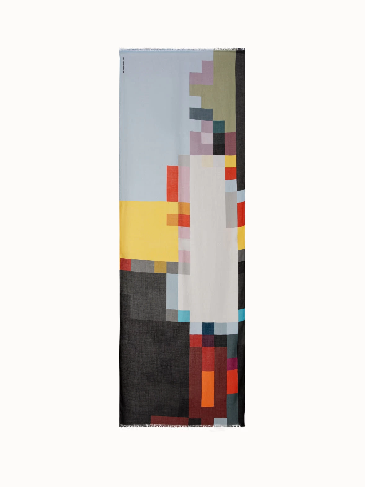 AKRIS Cashmere Silk Scarf With Sunday With Jane Print - Image 2