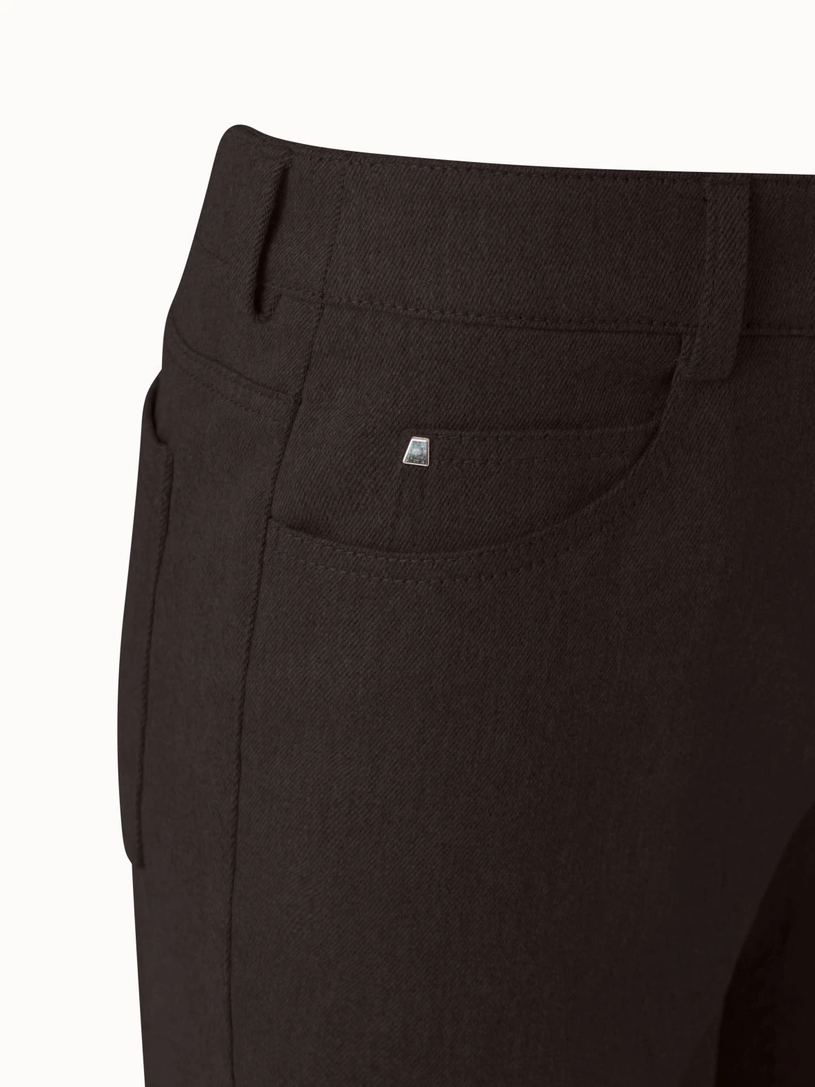 AKRIS Slim Fit Stretch Denim Pants - Image 3