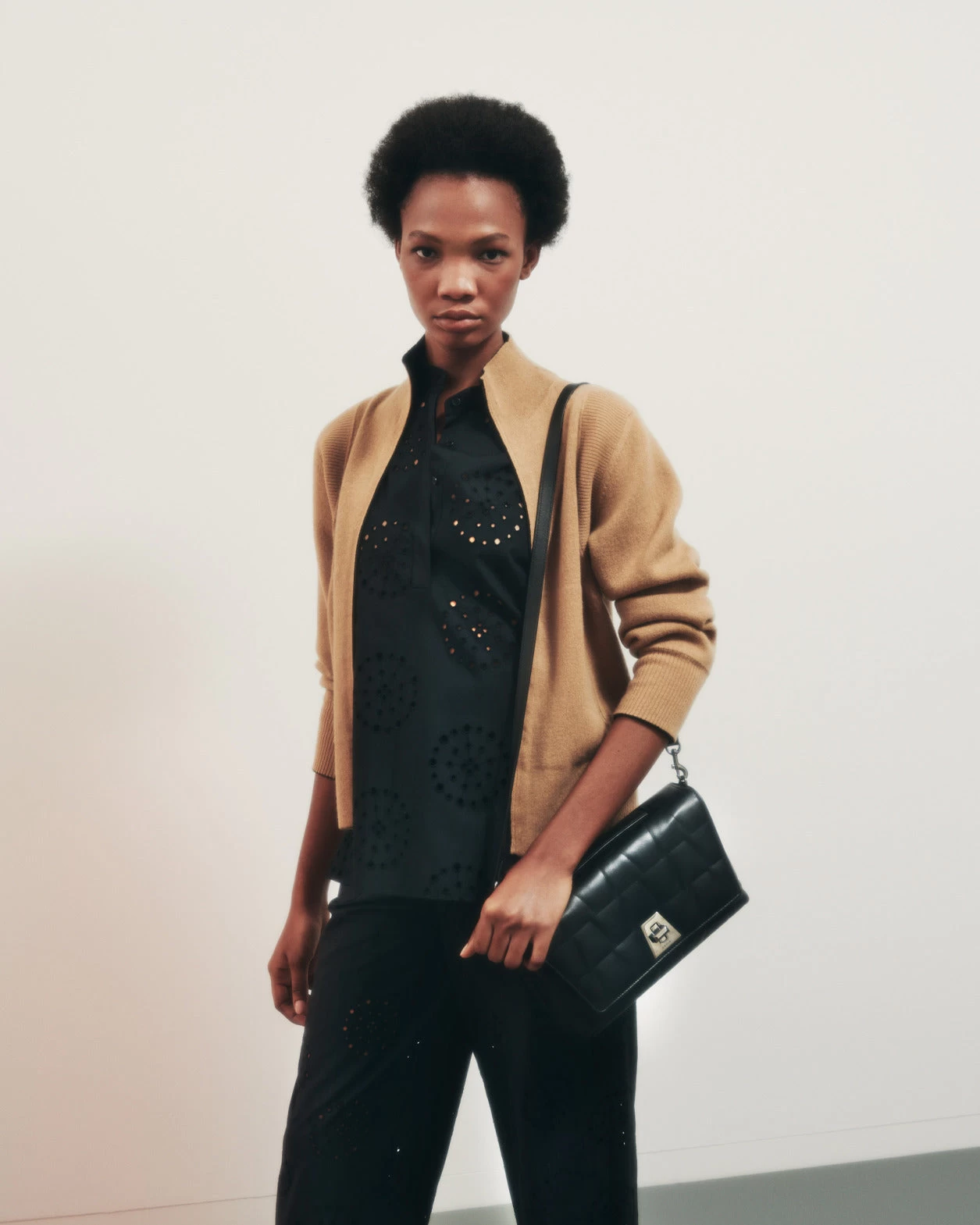 AKRIS Cashmere Double-Face Zip Cardigan - Image 2