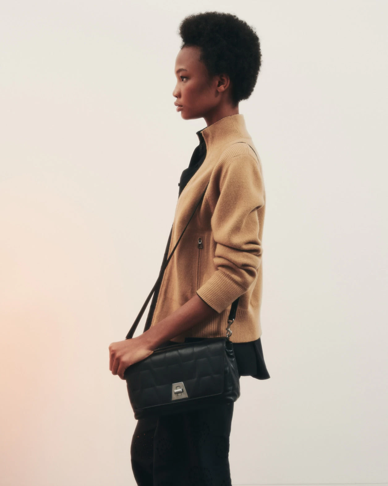 AKRIS Cashmere Double-Face Zip Cardigan - Image 4