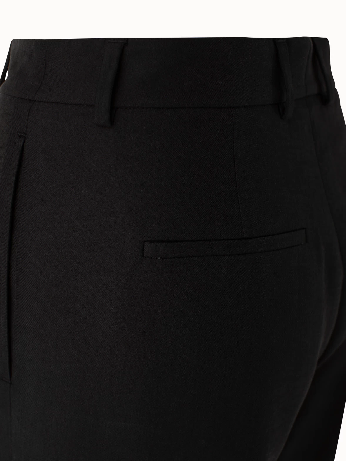 AKRIS Christelle Cotton Silk Double Face Cropped Pants - Image 6